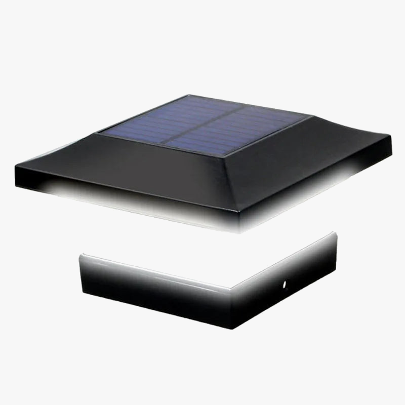 1-4 pièces Lumière Solaire Extérieure LED Post Pont Cap Clôture Paysage Lampe Étanche IP65 Porte de Jardin Lampe À Énergie Solaire Décoration