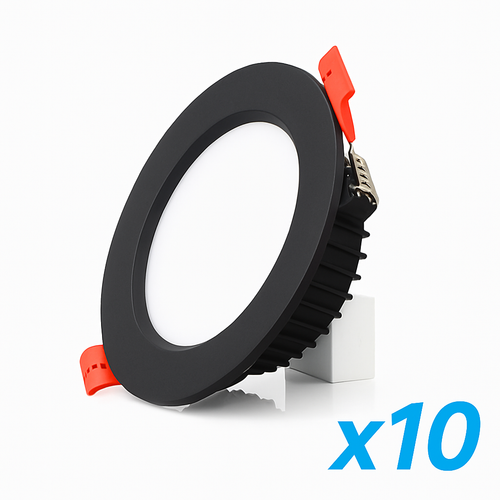 10 pièces LED Downlight 12W 15W 18W 9W AC220V 5W 7W 110V Spot encastré en aluminium épais éclairage chambre cuisine intérieur vers le bas lampe