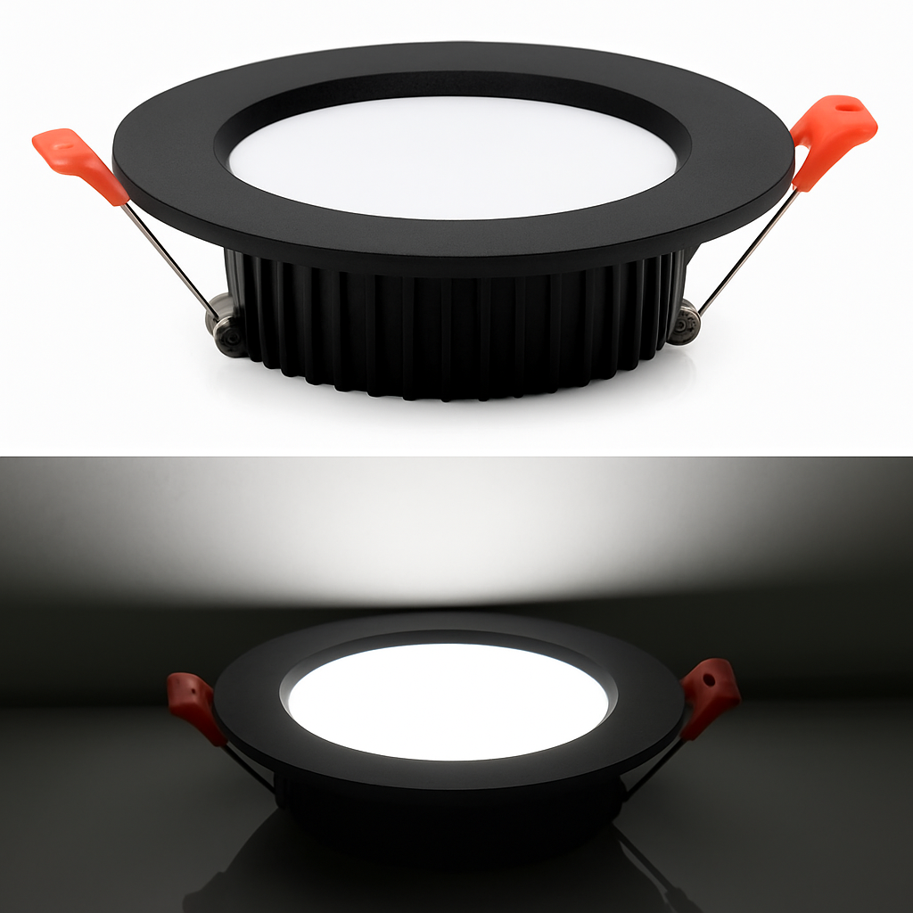 10 pièces LED Downlight 12W 15W 18W 9W AC220V 5W 7W 110V Spot encastré en aluminium épais éclairage chambre cuisine intérieur vers le bas lampe