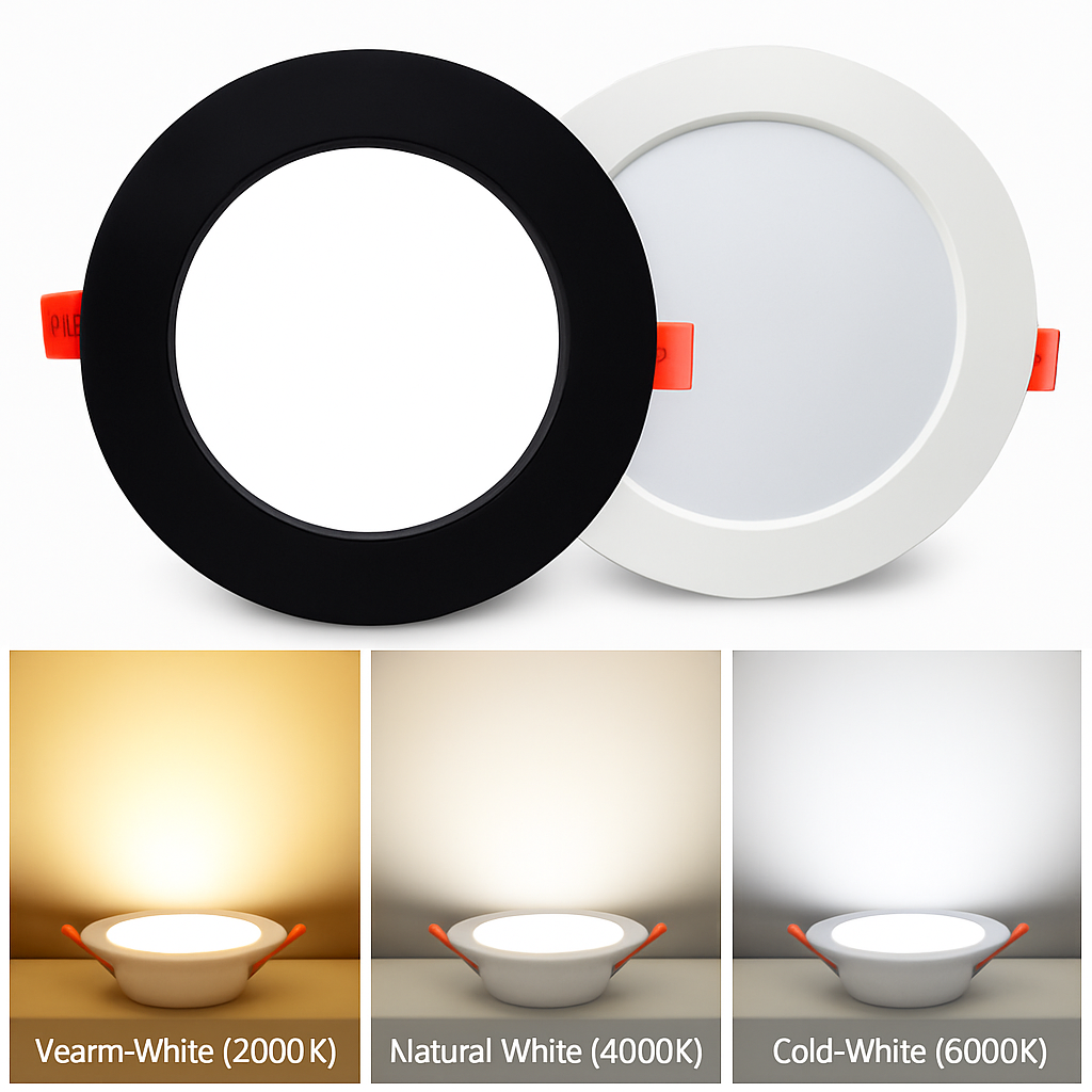 10 pièces LED Downlight 12W 15W 18W 9W AC220V 5W 7W 110V Spot encastré en aluminium épais éclairage chambre cuisine intérieur vers le bas lampe