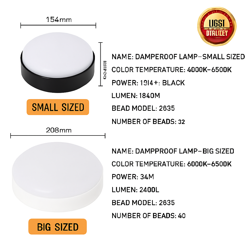 16W/20W Outdoor LED Ceiling Lamp Motion Sensor IP65 Waterproof Ceiling Light Porch Corridor Entrance Kitchen Bathroom Lighting