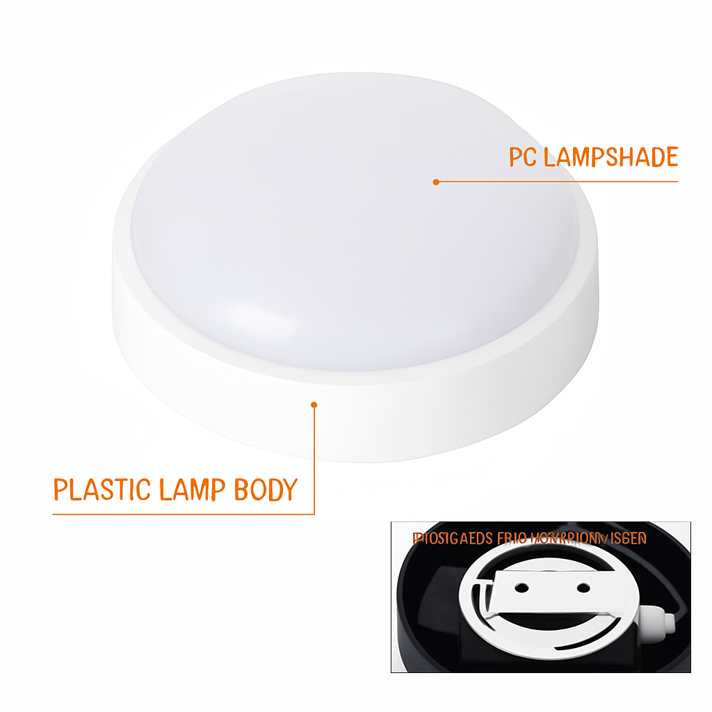 16W/20W Outdoor LED Ceiling Lamp Motion Sensor IP65 Waterproof Ceiling Light Porch Corridor Entrance Kitchen Bathroom Lighting