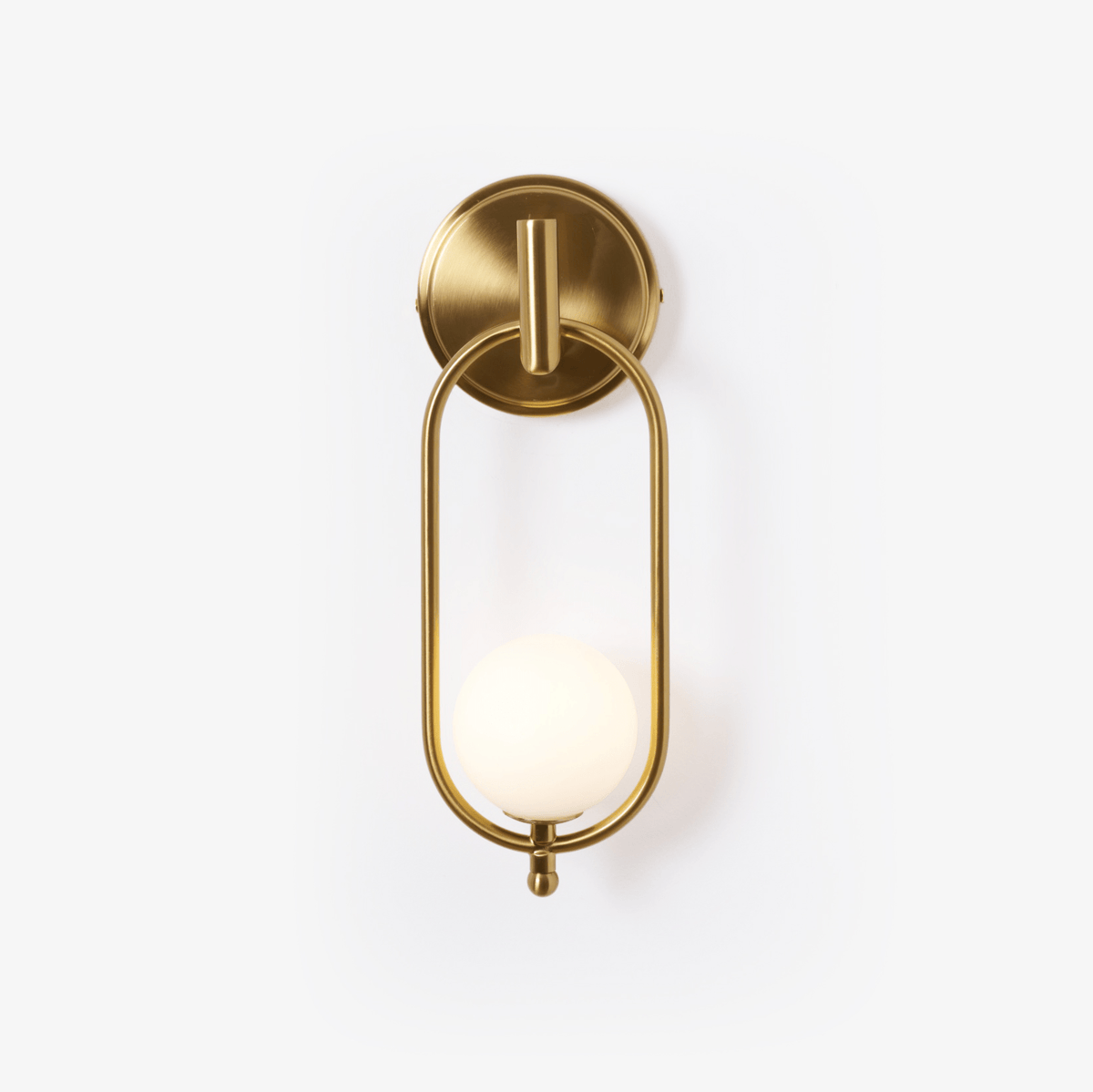 Cumirisra Moderne Minimaliste Laiton Verre Applique — Iris