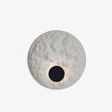 Applique murale design LED disque blanc minimaliste