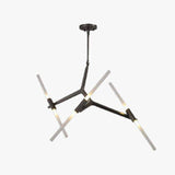 Lustre design scandinave avec plusieurs branches en tube
