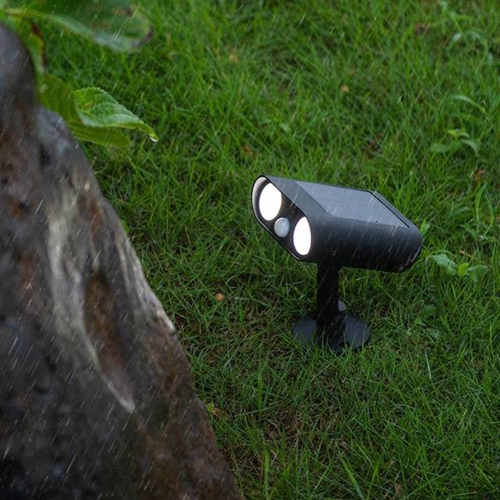 Projecteur tubulaire noir orientable à fixation murale — Spinelle