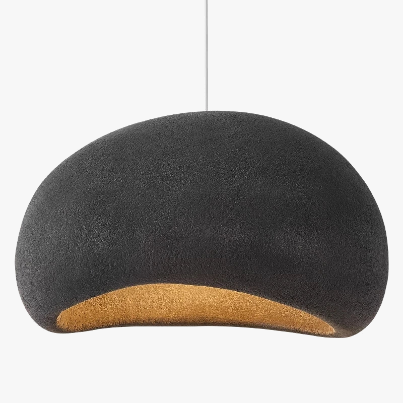 Suspension en polystyrène colorée aux formes arrondies design