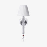 Applique murale design à LED avec abat-jour rétro et verre cristal Luxury