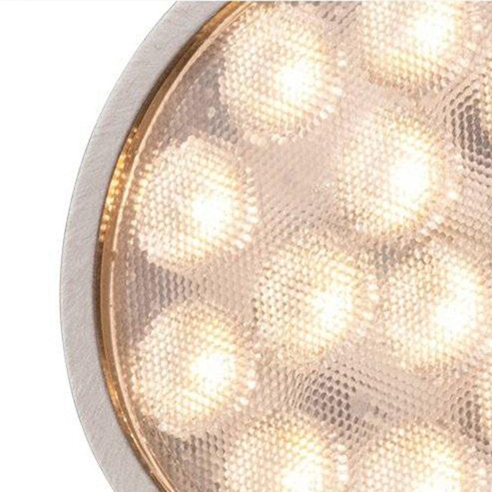 Projecteur d’extérieur rond sur étrier en métal et verre — Statice