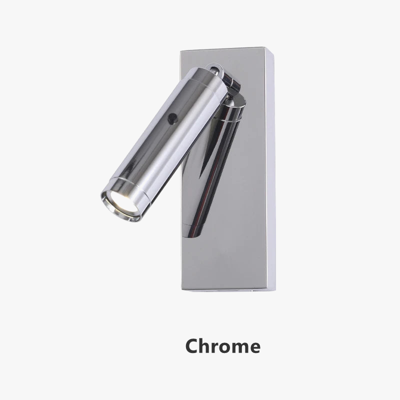 3W LED Applique murale de lecture avec interrupteur DC5V USB Port de charge chevet 350 degrés Rotation chambre hôtel tête de lit appliques lumière