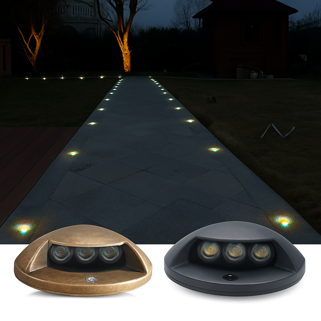 3W LED étanche lumière souterraine sol extérieur chemin de jardin sol enterré cour Spot lumière paysage