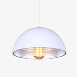 Suspension classic chic demi boule (noir ou blanc)