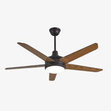 Ventilateur de plafond à LED avec pales en bois Botimi
