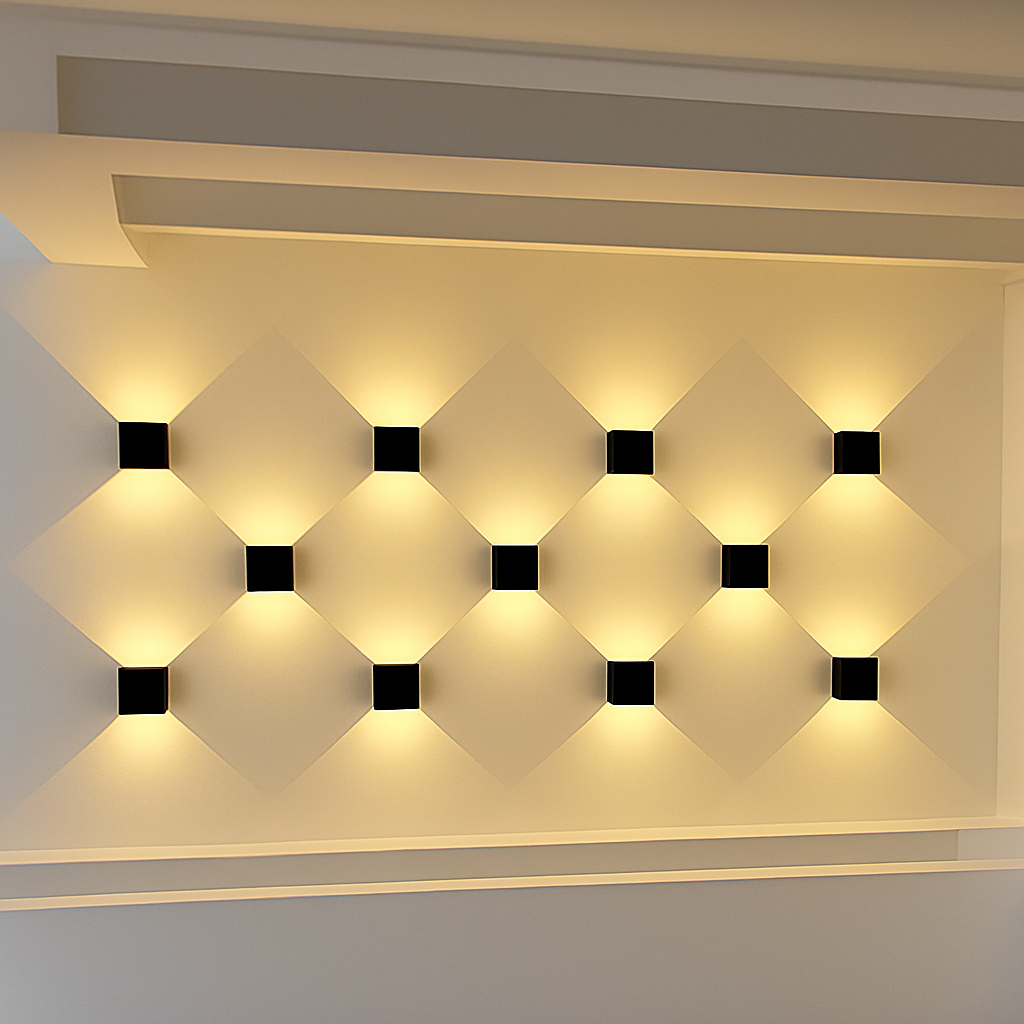 6W/12W applique murale LED lumière extérieure étanche IP65 porche jardin applique et intérieur chambre chevet décoration éclairage lampe en aluminium