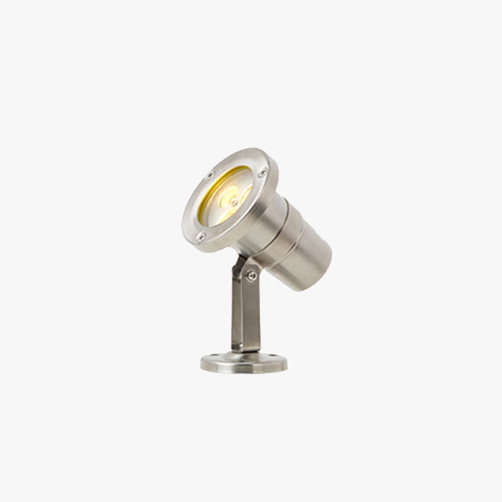 Spot de Bassin Cylindre Moderne, Métal/Verre, Argent — Sisal