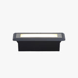 Spot de balisage rectangulaire en métal noir et acrylique — Œillet