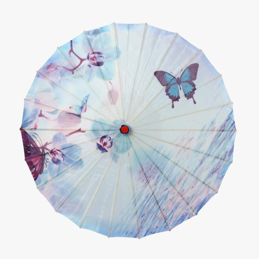 Lampe suspension parapluie coloré 80cm