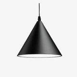 Suspension design LED conique à fils apparents