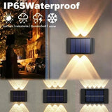 applique murale solaire à led éclairage extérieur étanche décoratif