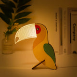 Lampe à poser Animaux LED veilleuse bois acrylique Table USB lumières décorer pour enfants bébé enfants lampe de chevet pélican Sirius baleine Toucan