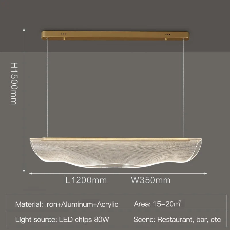 lustre led nordique moderne créatif pour restaurant et bureau
