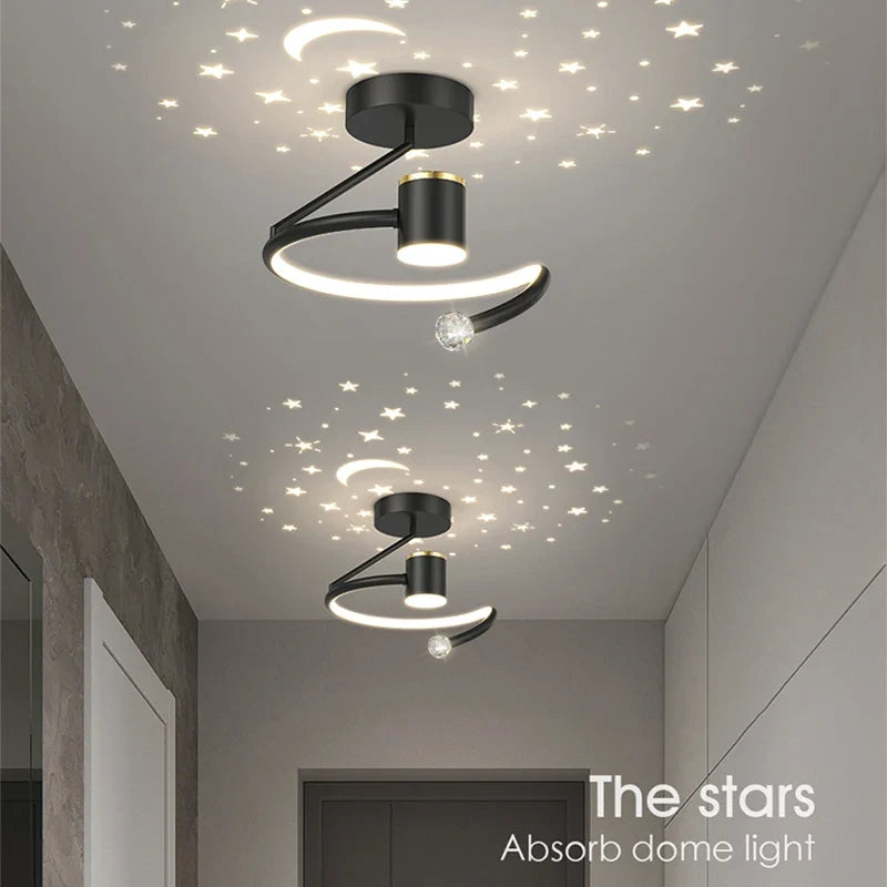 plafonnier moderne à leds pour décoration intérieure et extérieure
