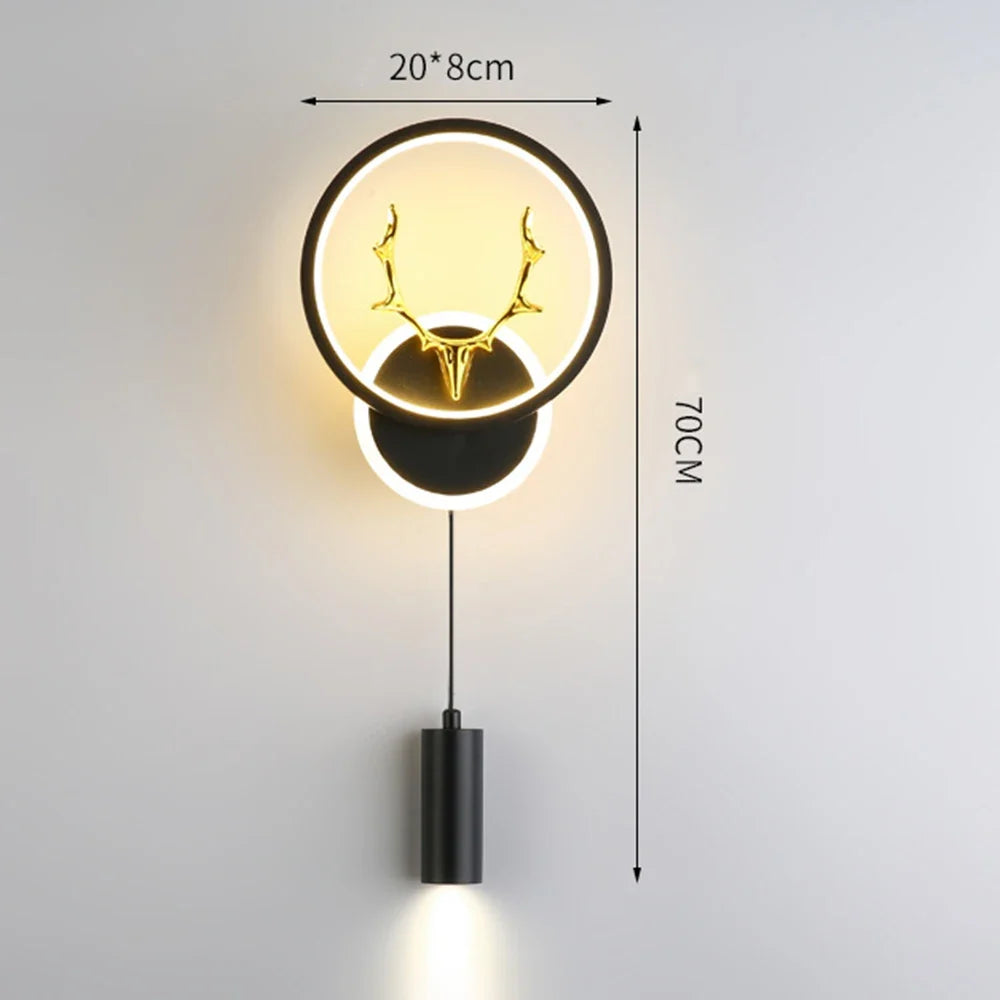 lampe de chevet créative style nordique pour décoration intérieure