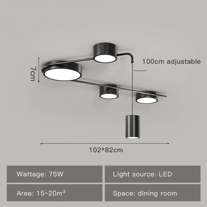 lustre led moderne pour intérieur simple et spécial