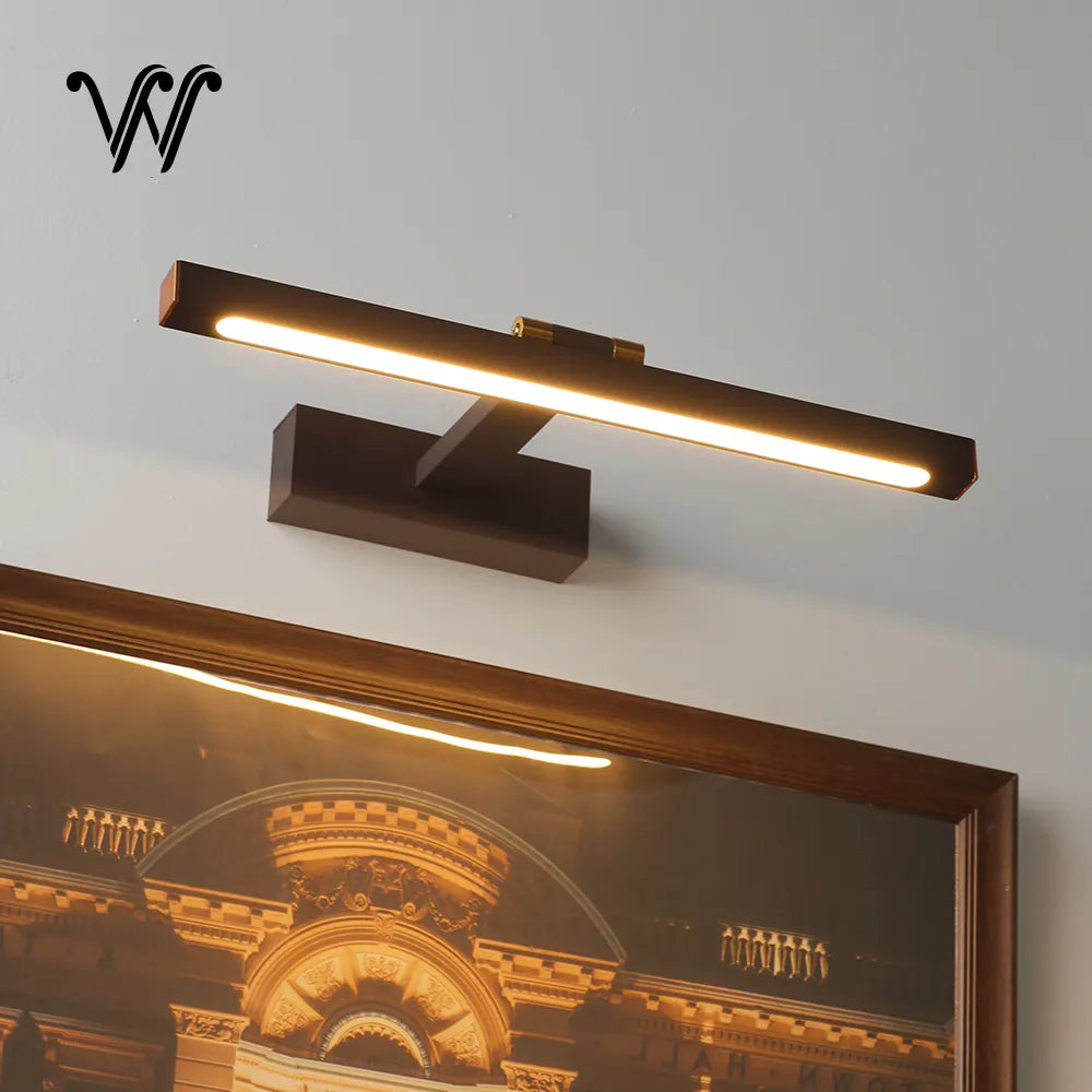 Applique murale LED moderne noir blanc or argent