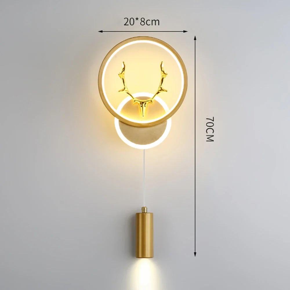 lampe de chevet créative style nordique pour décoration intérieure