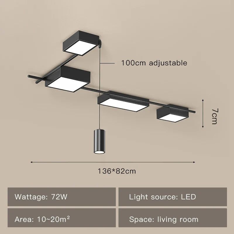 lustre led moderne pour intérieur simple et spécial