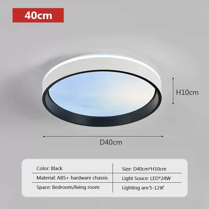 plafonnier led intelligent avec télécommande et luminosité réglable