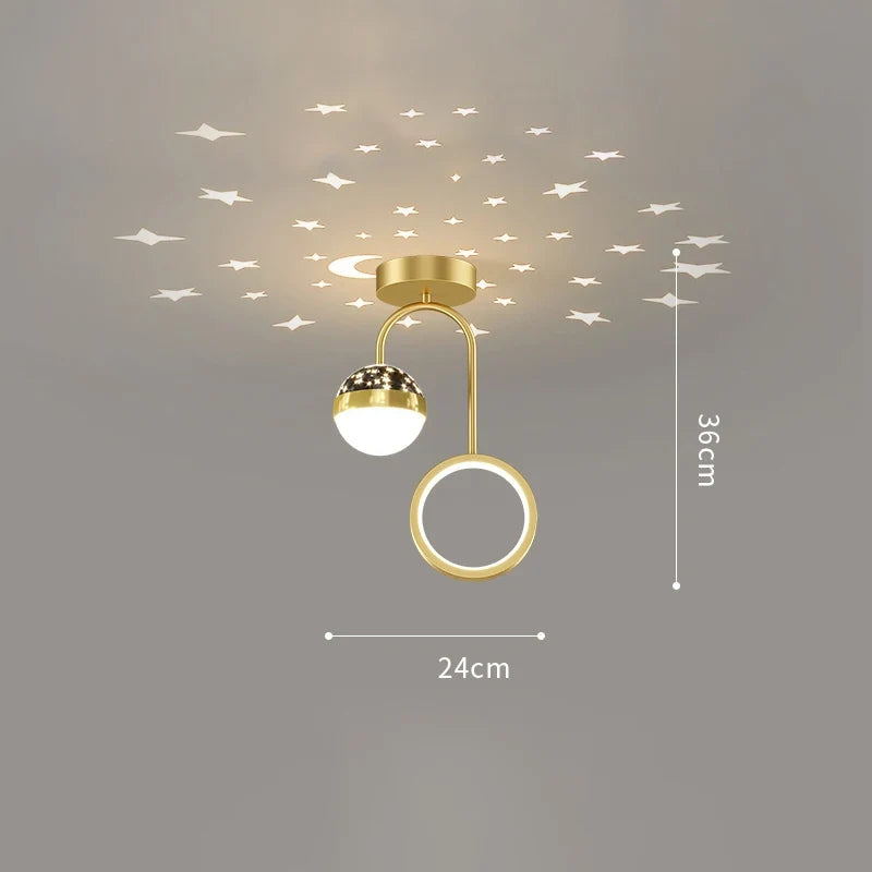 plafonnier moderne à leds pour décoration intérieure et extérieure