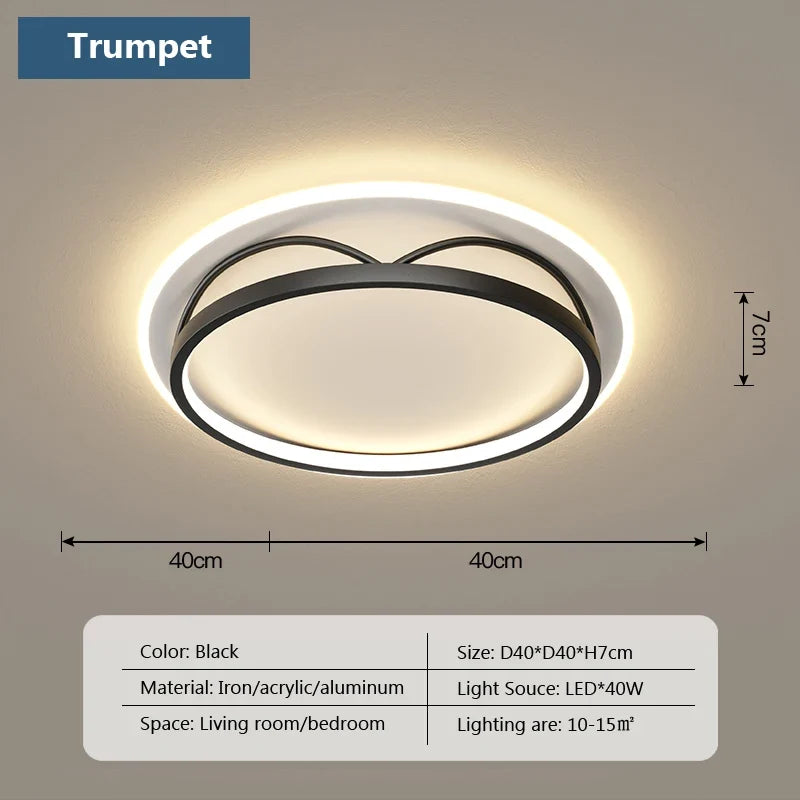 lustre led carré moderne pour éclairage décoratif intérieur