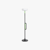 Lampadaire d’extérieur à tête en corolle sur pied noir — Primevère