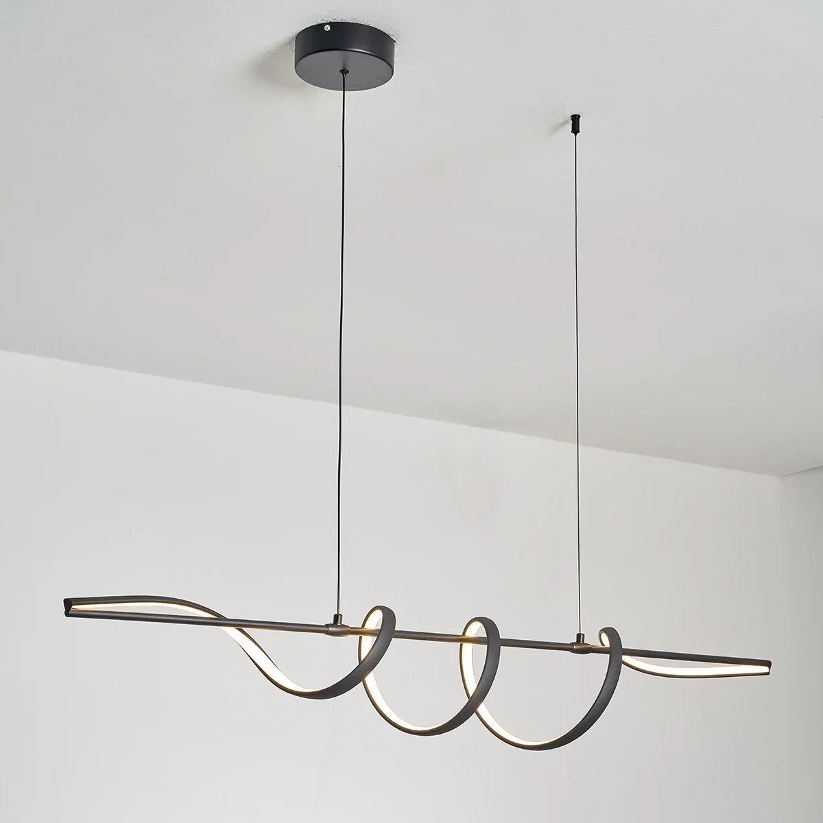 suspension à led moderne design à monter soi-même pour décoration intérieure