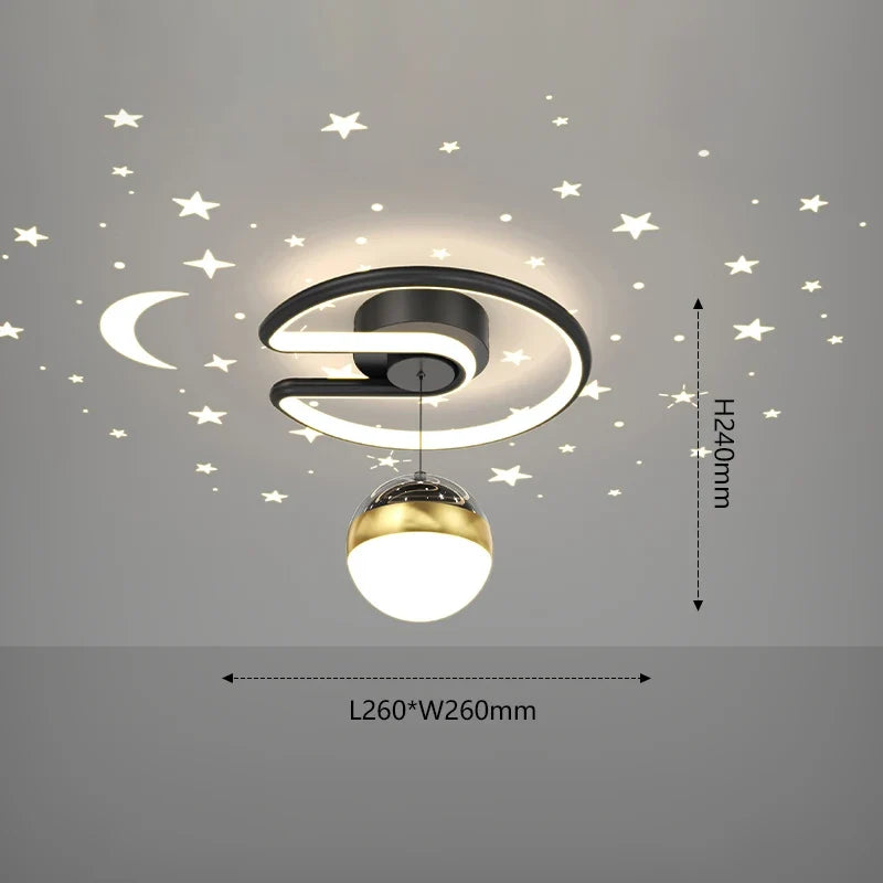 plafonnier moderne à leds pour décoration intérieure et extérieure