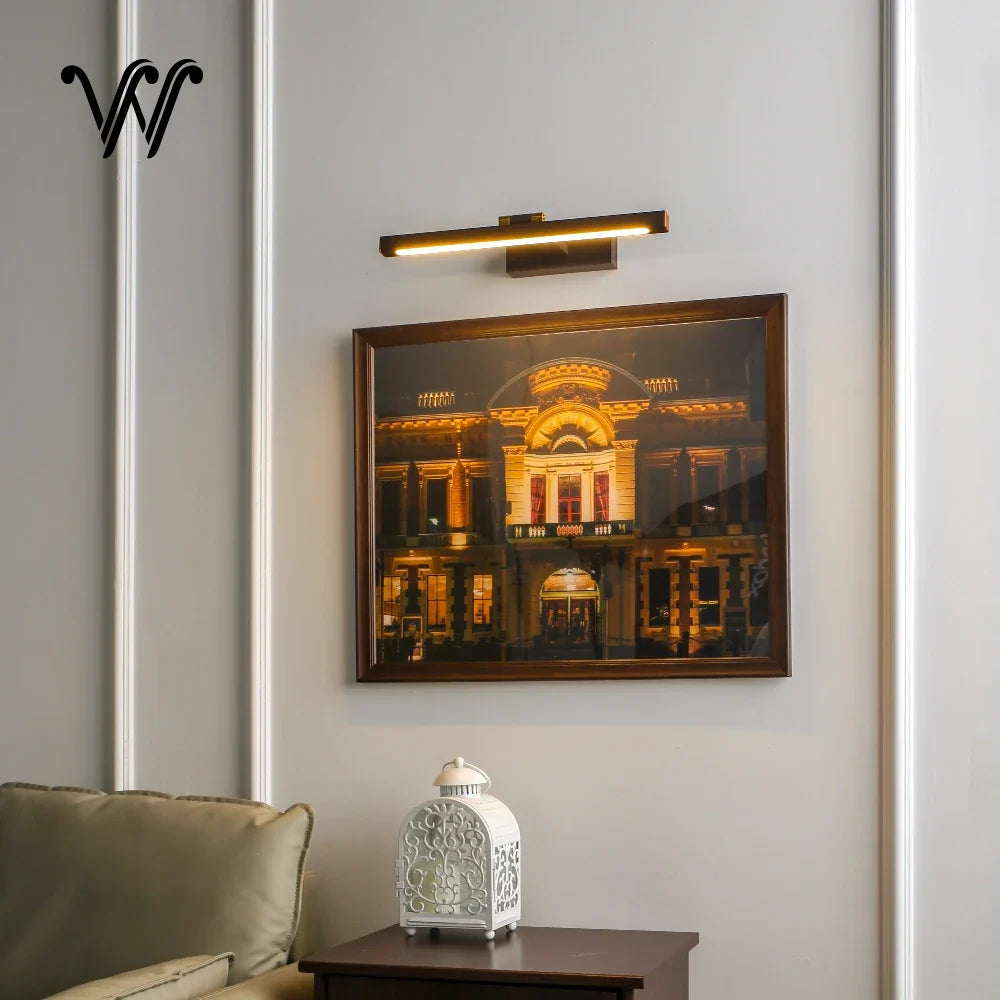 Applique murale LED moderne noir blanc or argent