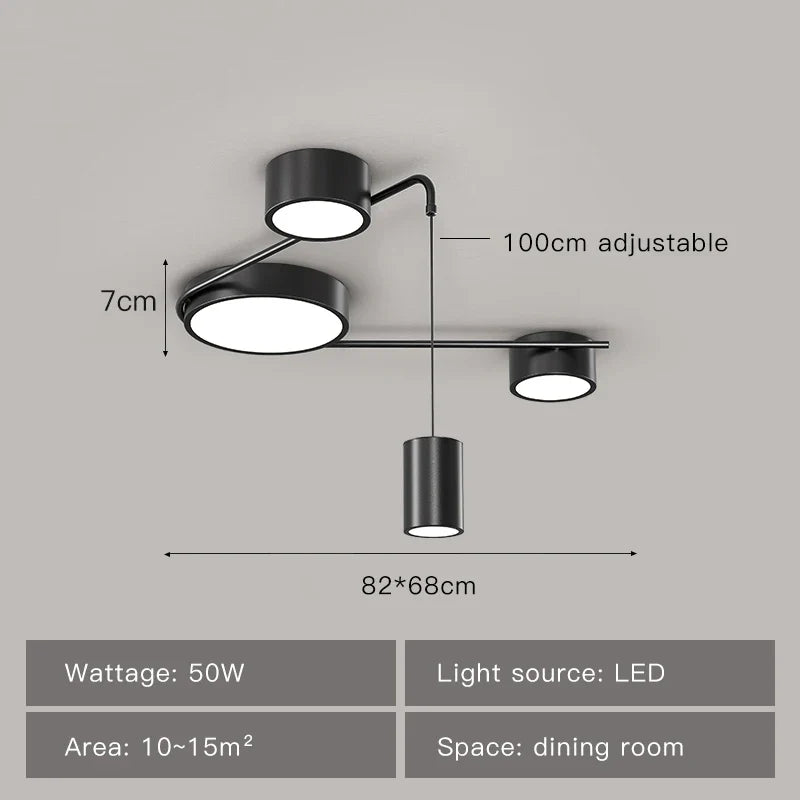 lustre led moderne pour intérieur simple et spécial