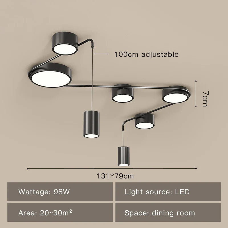lustre led moderne pour intérieur simple et spécial