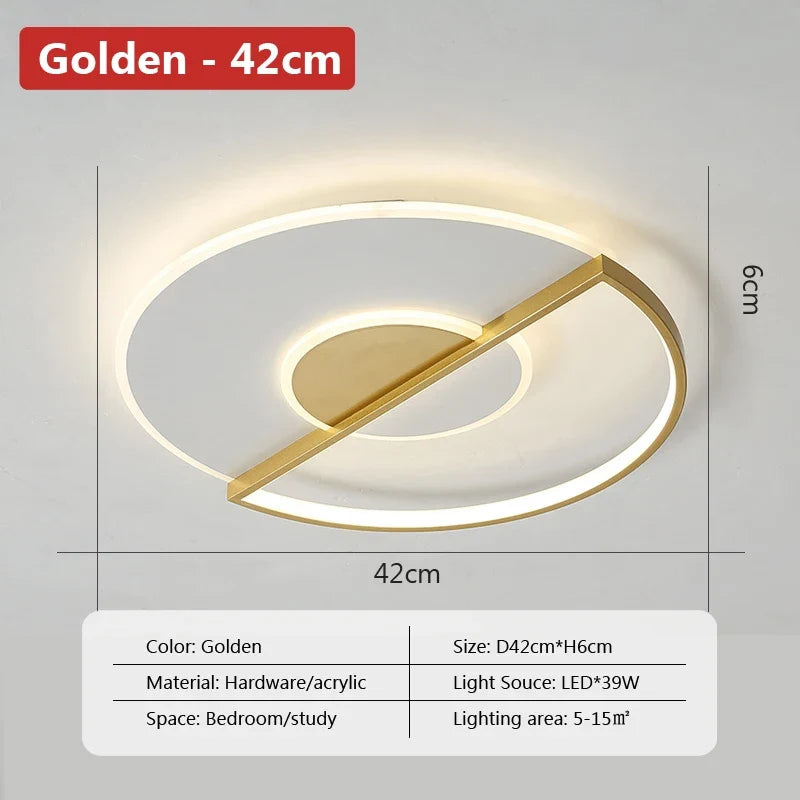 plafonnier led moderne avec intensité variable et design unique