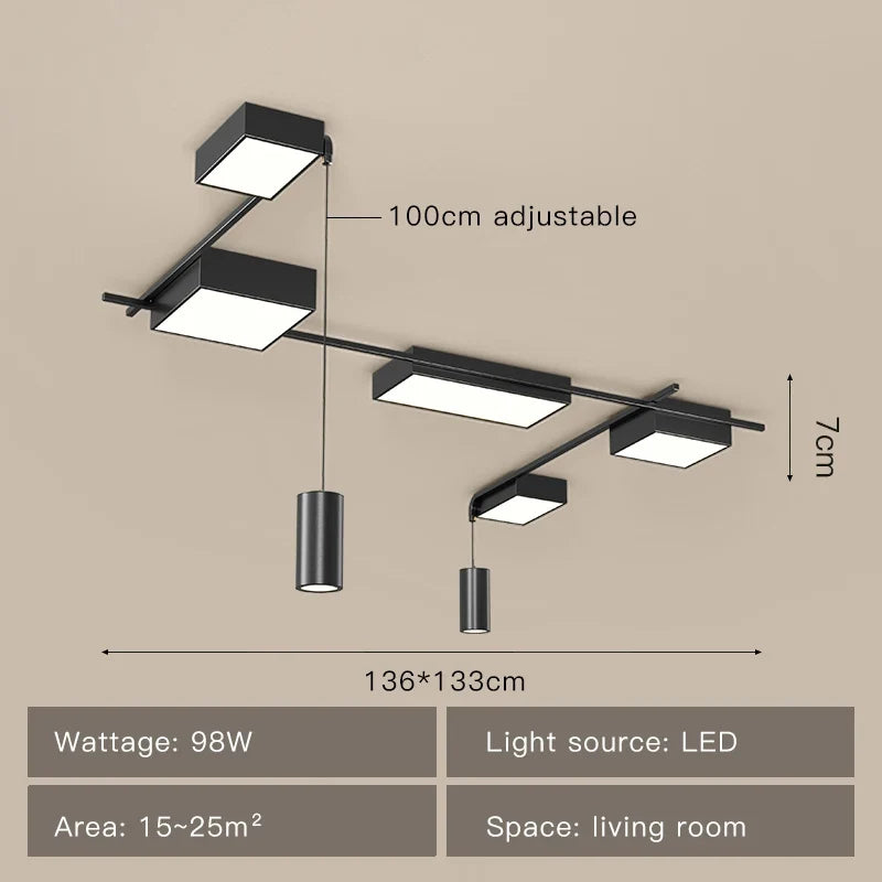 lustre led moderne pour intérieur simple et spécial