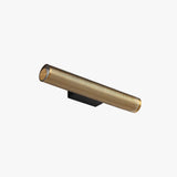 Applique murale tube cylindrique en laiton et métal noir — Gerbe