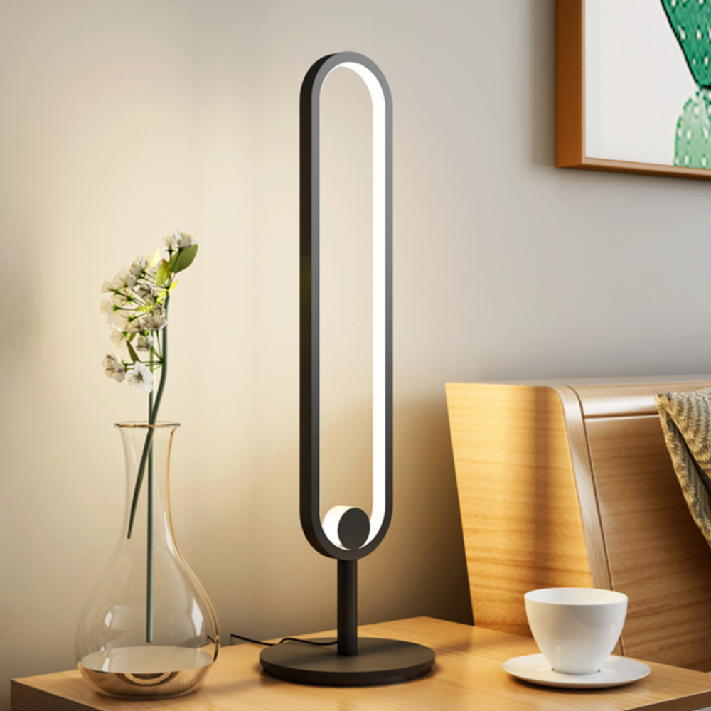 Lampe à poser industriel LED minimaliste en métal Hevenly