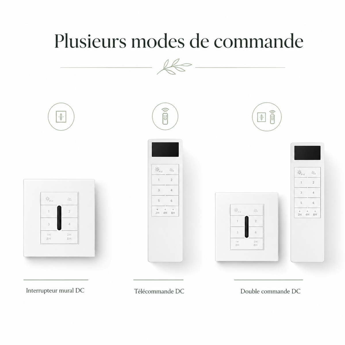 Ventilateur de plafond à pales hélice en bois et moteur DC silencieux — Faneuse