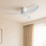 Ventilateur de plafond blanc à trois pales incurvées — Cardon