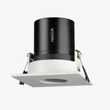 Spot rond LED encastré aux bords fins modernes