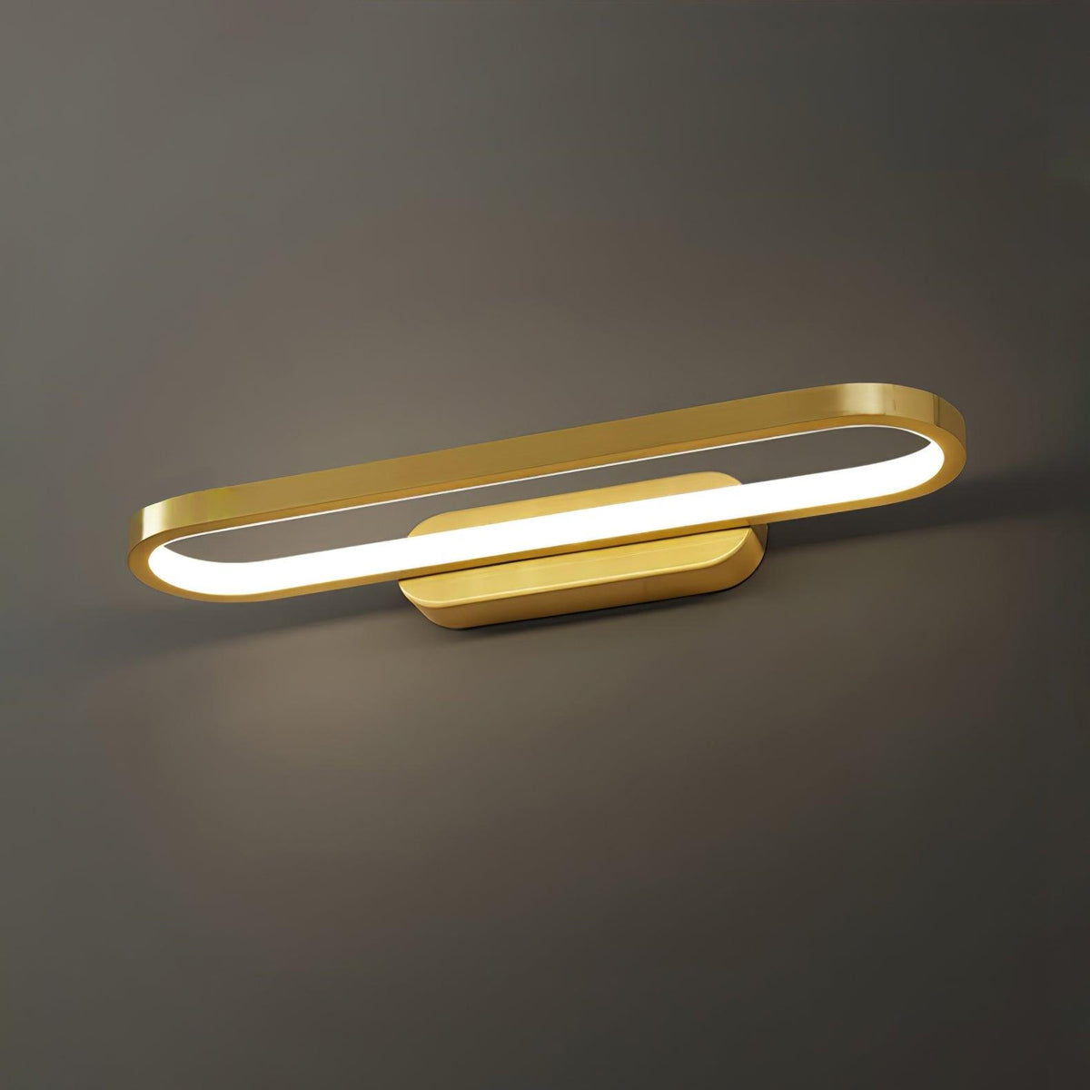 Applique LED barre horizontale en laiton et acrylique — Nielle