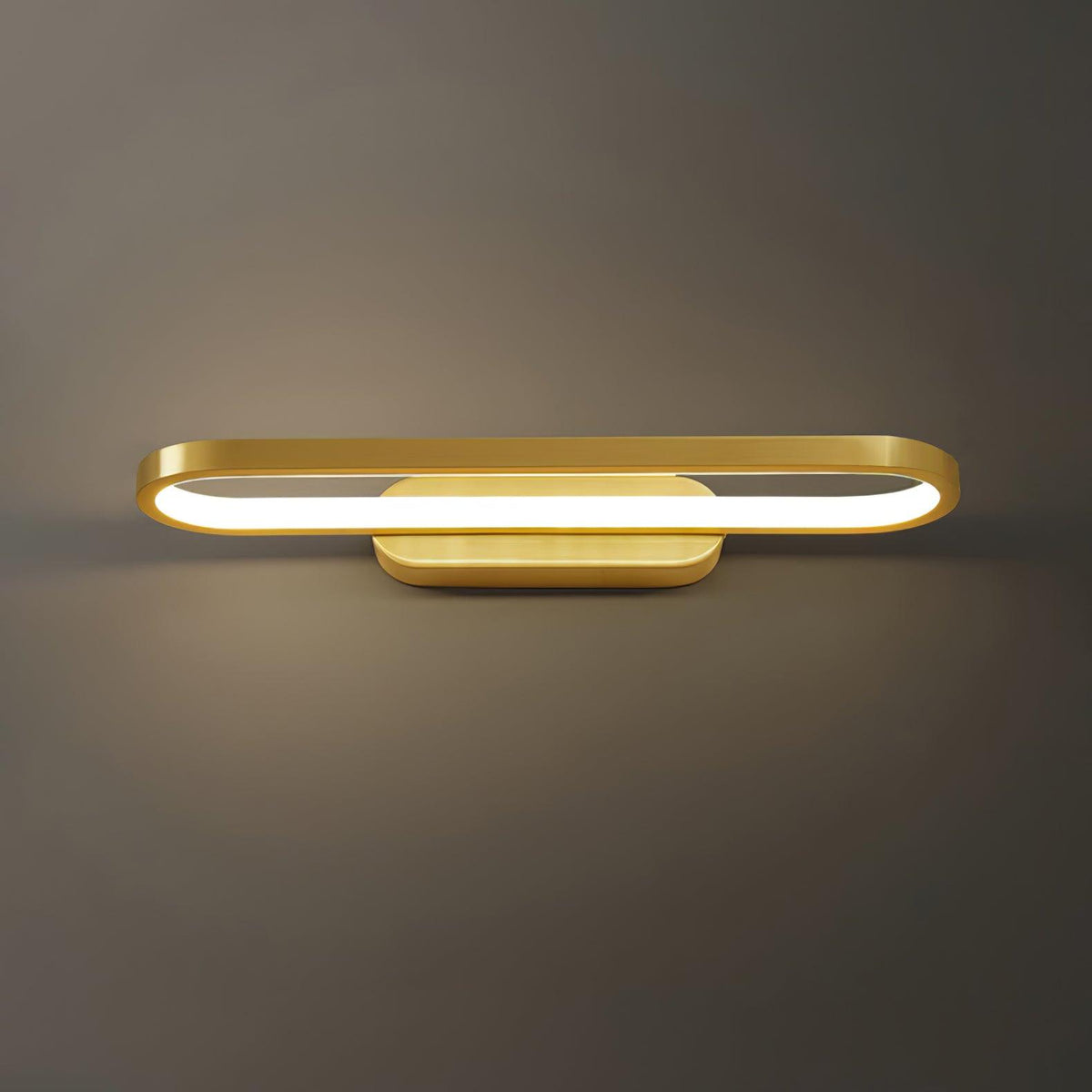 Applique LED barre horizontale en laiton et acrylique — Nielle