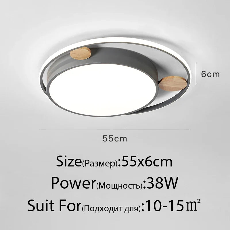 plafonnier led rond pour intérieur décoratif moderne et élégant
